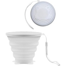 CetKing Taşınabilir Katlanabilir Pratik Bardak, Silikon Bardak, Katlanabilir, Gıda Maddelerine Uygun, 250 Ml, Genişletilebilir Bardak, Tekrar Kullanılabilir, Taşınabilir, Kapaklı, Seyahat, Kamp Için