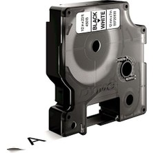 Lidyahan Store Dymo D1 45013 Beyaz Etıkete Sıyah (12MM x 7m) Muadil Etiket