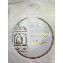 Özgürce El Yapımı Ahşap Kapı Süsü 30X30, Zarif ve Şık Dekorasyon Parçası