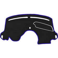 Lidyahan Store Koruma Halısı Siyah Kenar Renk Mavi Ford Courier Ekransız 2013-2020 ile Uyumlu