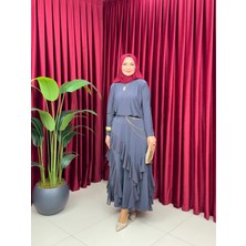 Still Butik Elif Yılmaz Esma Etek Bluz Takım Sandy Kumaş Tesettür Büyük Beden Kadın Giyim ST2201