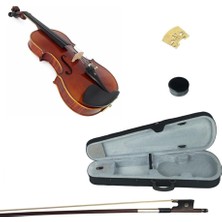 Misda Store PHB-1004 Keman 3/4 Kutulu Ön Ladin Arka ve Yanlar Akçaağaç