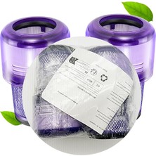 Leaf Shop Için 2 Adet Filtre, V12 Slim* Absolute* Filtre Absolute Total Clean/extra/fluffy Vacuum Cleaner Yıkanabilir Aksesuar Parça 97-15-17-01