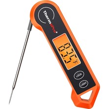 Misda Store TP19H Dijital Et Termometresi, Çok Yönlü Arkadan Aydınlatmalı ve Hareket Algılayıcı Mutfak Pişirme Gıda Termometresi Barbekü Izgara Sigara Içen Yağ Kızartma Şekeri Anında Okuma Termometresi