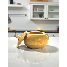 Özgürce Ahşap Çok Amaçlı Kapaklı Şekerlik, Şık ve Kullanışlı Tasarım