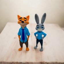 3D Home Zootopia Nick ve Judy Figür