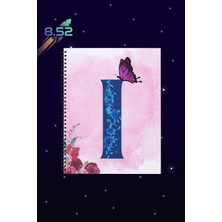 Sekizelliiki I Harfi Baskılı Spiralli Defter