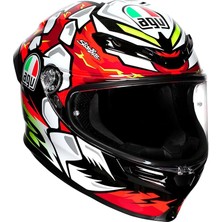 Lidyahan Store K6 S Motosiklet Kaskı Kapalı Kask Bezzecchi, M