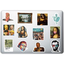 CetKing Sanat Temalı Dekoratif Laptop Notebook Tablet Telefon Sticker Set 009