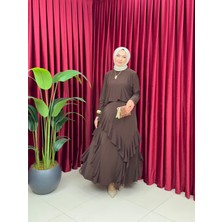 Still Butik Elif Yılmaz Esma Etek Bluz Takım Sandy Kumaş Tesettür Büyük Beden Kadın Giyim ST2201