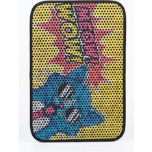 Alvera Collection Kedi Tuvaleti Paspası Pop-Art "meow" Tasarımlı