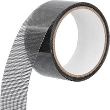 CetKing Sineklik Tülü Tamir Bandı Yırtık Kopmuş Delik Fiber Tül Yapıştırma Siyah 48 mm x 2 Metre