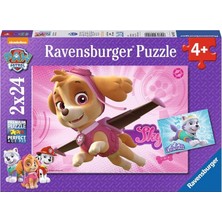 CetKing - 2 x 24 Parça Puzzle Paw Patrol (91522)