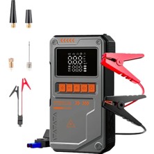 Çeşithane Tlj-02 Araç Jump Starter & Hava Kompresörü 10000MAH Type-C Acil Akü Takviye Cihazı