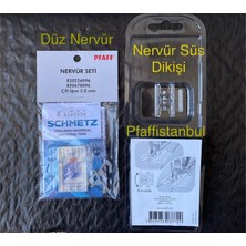 Pfaff Düz Nervür ve Nervür Süs Dikiş Seti - Yeni Modeller Için