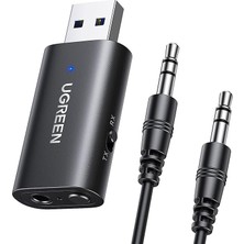 Leaf Shop Bluetooth 5.4 Adaptör 2'si 1 Arada Bluetooth Verici Alıcı Jakı Bluetooth Verici 3.5mm Aux Tv, Kulaklık ve Stereo Sistemler Için
