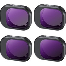 CetKing Concept Mini 4 Pro Nd Filtre Seti, 4 Adet Nd8, ND16, ND32, ND64 Filtre, Djı Mini 4 Pro ile Uyumlu, Çok Katmanlı Hd Optik Cam, Alüminyum Versiyon