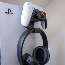 CetKing Kulaklık ve Kol Standı [minimalist Tasarım] Sony Playstation 5 Için, Siyah