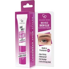 CetKing Rose Max Hold Brow Glue - Şeffaf Kaş Sabitleyici Jel (Biotin & B5 Içerikli)