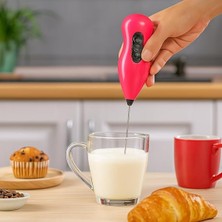 CetKing Pilli Kahve Köpürtücü – Mini Süt Köpük Yapıcı El Mikseri, Sessiz Çalışan, Taşınabilir Karıştırıcı, Latte, Cappuccino ve Sıcak Içecekler Için (Renk Stok Durumuna Göre Gönderilir)