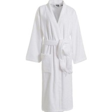 Sora Home Nevresim Dünyası Pamuklu Tek Bornoz Beyaz Unisex