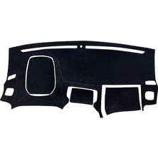 CetKing Torpido Koruma Halısı Siyah Kenar Renk Siyah Citroen Berlingo 2018 ile Uyumlu