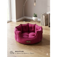 Patitex PTX633 Ultra Diva Kedi ve Köpek Yatağı Tüy Tutmaz Kolay Temizlenir Iç Dolgusu Silikon Elyaf