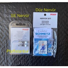 Pfaff Düz Nervür ve Se Nervür Dikiş Seti - Yeni Modeller Için