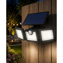 Calperia Hareket Sensörlü Solar Bahçe Lambası Güçlü LED Duvar Projektörü