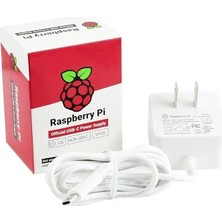 Misda Store Pi 4 Güç Adaptörü Orijinal Usb-C Tipi 5V 3A