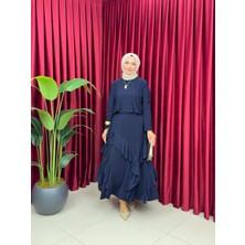 Still Butik Elif Yılmaz Esma Etek Bluz Takım Sandy Kumaş Tesettür Büyük Beden Kadın Giyim ST2201