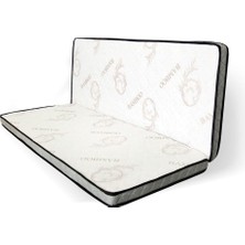 Hemnes Uyumlu Katlanır Ortopedik Bamboo Sünger Yatak 160X200