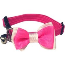 Alvera Collection Papyonlu Boyun Tasması Pembe