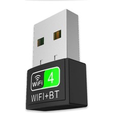 Misda Store 2 In1 Kablosuz Bt Wifi Dongle, Pc, Dizüstü, Masaüstü Için Çift Bantlı Bluetooth Adaptörü, Wifi Bluetooth Dongle, 150 Mbps'ye Kadar, 4,2 Ghz