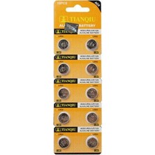Abnturk 10 Lu(1 Paket) Düğme Pil 1.5V Ag8