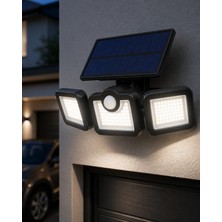 Tech Butiq Kablosuz Solar Projektör Hareket Sensörlü Dış Cephe Lambası