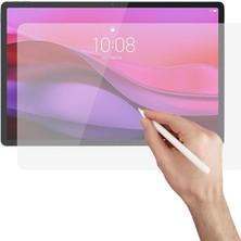 Lidyahan Store Lenovo Yoga Tab Plus TB520FU 12.7 Inch Tablet ile Uyumlu Tablet Paper Like Pencil Destekli Kağıt Hissi Veren Mat Ekran Koruyucu - AL3289