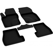 Lidyahan Store Autoaccessories Ford Focus 3.5 Makyajlı Sedan ile Uyumlu 4d Havuzlu Kauçuk Paspas 2015 2019