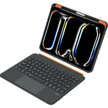 Leaf Shop Air 11 M2/m3 Uyumlu 360° Döner Manyetik Türkçe Q Klavyeli Kılıf (Rgb Işıklı – Trackpad’li) (360DÖNEN)