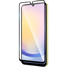 Leaf Shop Samsung Galaxy A25 Için Ekstra Güçlü Tam Koruma Sağlayan 9h Sertliğinde Leke ve Parmak Izi Tutmayan Hd Görüntü Sağlayan Premium Ekran Koruyucu Kırılmaz Cam (Galaxy A25)