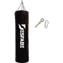 CetKing Star 120X32 cm Zincirli Boks Kum Torbası Siyah+Askı Aparatı