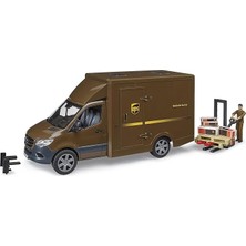 Misda Store BR02678 Mercedes Benz Sprinter Ups Kargo Aracı Transpalet ve Figür