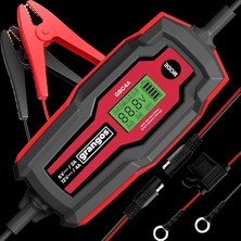 CetKing 6V / 12V 120 Ah Akıllı Dijital Akü Şarj/akü Bakım/desülfatör ve Power Supply, Otomobil/motosiklet Dahil