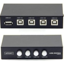 CetKing Yazıcı Printer Switch Çoklayıcı Çoğaltıcı 4 Port