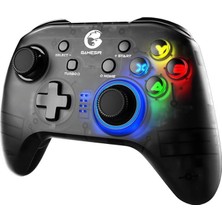 Lidyahan Store T4 Pro Yükseltme Pc Denetleyicisi, Anahtar/windows Pc/iphone/android Için Yarı Şeffaf Kablosuz Oyun Denetleyicisi