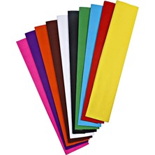 Lidyahan Store Color NC-338 Krapon Kağıdı 10LU Karışık Renkli Set