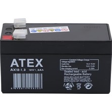 Lidyahan Store AX12-1.3 12V Volt - 1.3AH Amper Bakımsız Kuru Akü