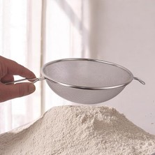 Lidyahan Store Saplı Paslanmaz Çelik Süzgeç, Büyük Boy Metal Süzgeç 36 * 22 cm - Estetik ve Dayanıklı: Saplı Paslanmaz Çelik Süzgeç - Büyük Boy Metal Süzgeç ile Mutfakta Filtreleme Işlerini Kolaylaştırın!