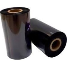 Lidyahan Store Argox ile Uyumlu 110MMX74MT Siyah Renk Wax Ribon