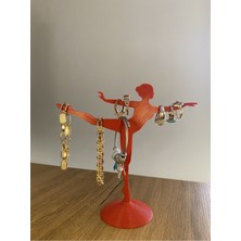 Özgürce Şık Dekoratif Balerin Tasarımlı Çoklu Takı Düzenleyici